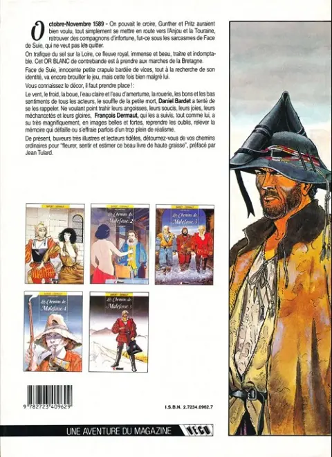 Verso de l'album Les Chemins de Malefosse Tome 5 L'or blanc