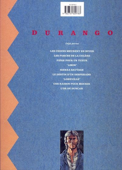 Verso de l'album Durango Tome 8 Une raison pour mourir