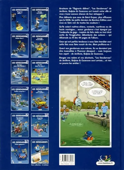 Verso de l'album Les Gendarmes Tome 5 Souriez, vous êtes flashés !
