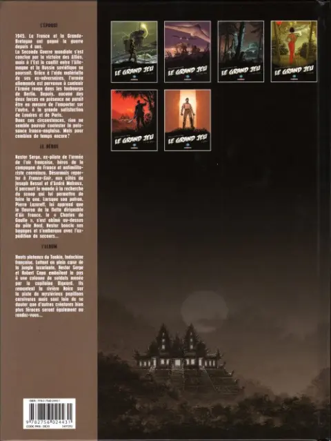 Verso de l'album Le Grand jeu Tome 5 Le roi dragon
