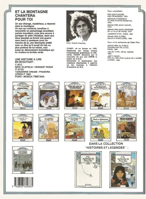 Verso de l'album Jonathan Tome 2 Et la montagne chantera pour toi