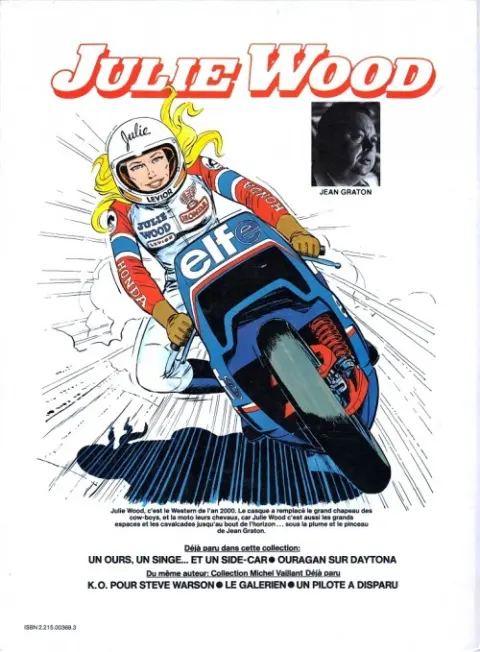 Verso de l'album Julie Wood Tome 8 Bol d'or