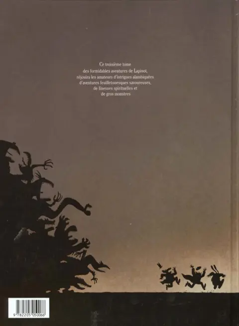 Verso de l'album Les formidables aventures de Lapinot Tome 3 Walter