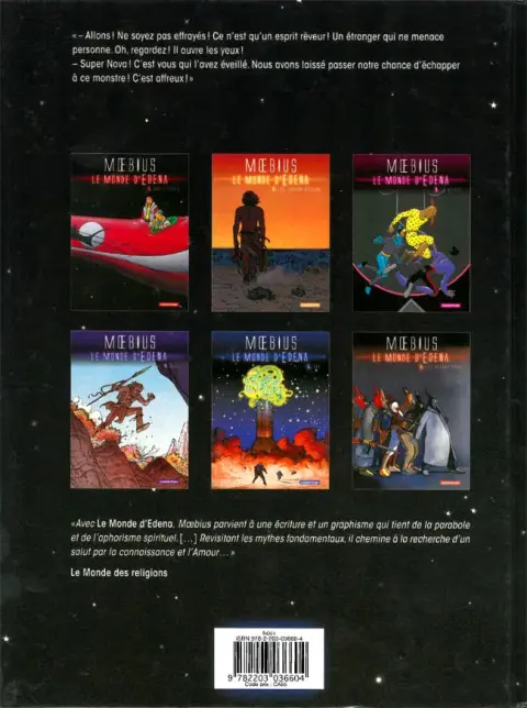 Verso de l'album Le Monde d'Edena Tome 5 Sra