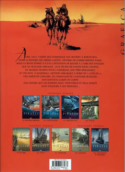 Verso de l'album Les Pirates de Barataria Tome 5 Le Caire