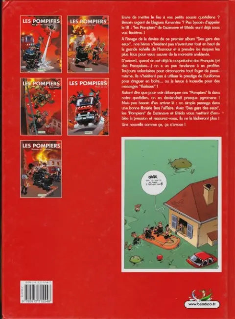 Verso de l'album Les Pompiers Tome 1 Des gars des eaux