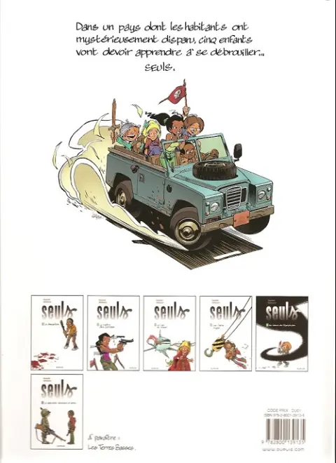 Verso de l'album Seuls Tome 5 Au cœur du Maelström