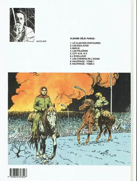 Verso de l'album Simon du Fleuve Tome 5 Cité N.W.N°3