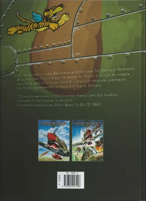 Verso de l'album Les Tigres volants Tome 1 Raids sur Rangoon