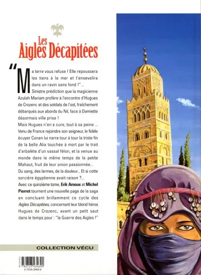 Verso de l'album Les Aigles décapitées Tome 15 Mahaut