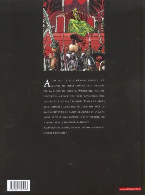 Verso de l'album Chroniques de la Lune Noire Tome 11 Ave Tenebrae