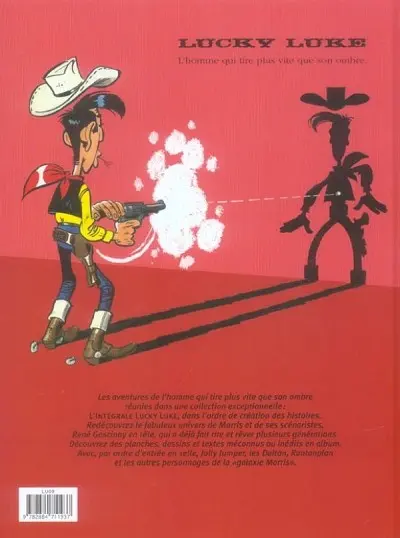 Verso de l'album Lucky Luke (2002) L'Integrale 19