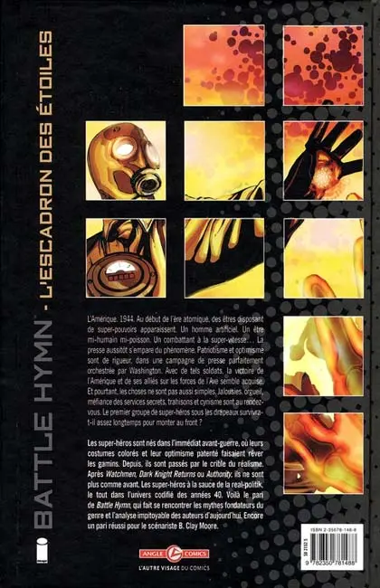 Verso de l'album Battle Hymn L'escadron des étoiles