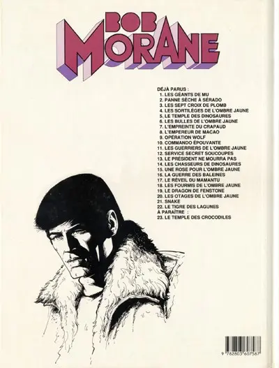 Verso de l'album Bob Morane Tome 41 Le tigre des lagunes