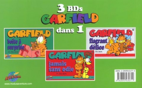 Verso de l'album Garfield #4 Poids Lourd