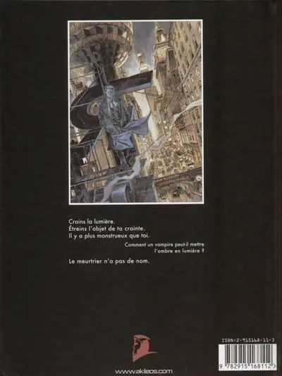 Verso de l'album Berlinoir Tome 2