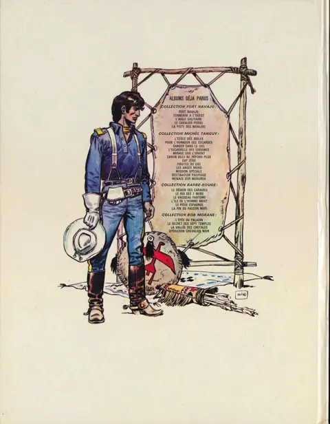 Verso de l'album Blueberry Tome 6 L'homme à l'étoile d'argent