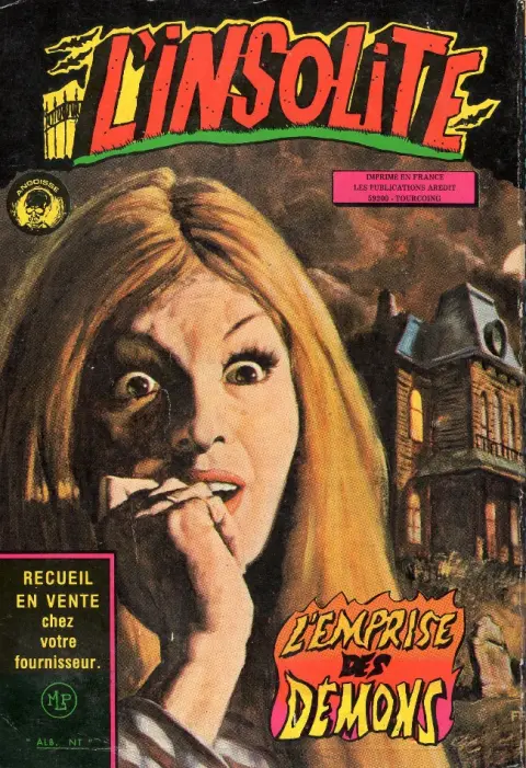Verso de l'album Spectral Les griffes de la mort / la déesse de l'épouvante