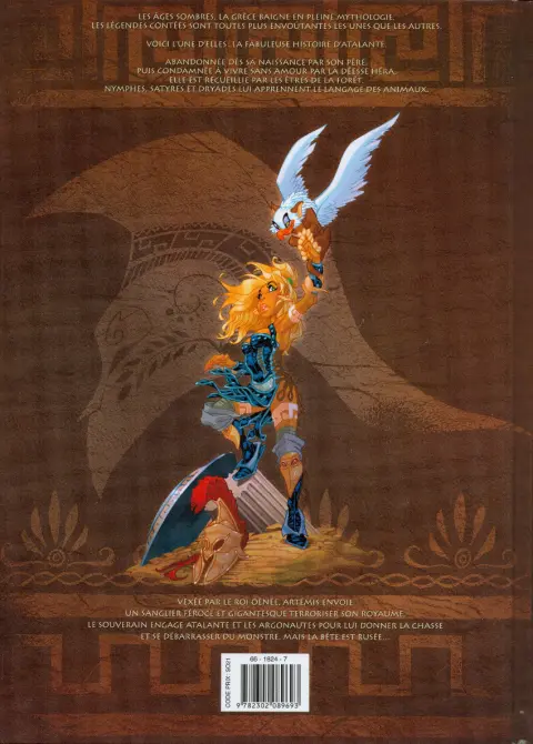 Verso de l'album Atalante - La Légende Tome 12 Le Sanglier de Calydon