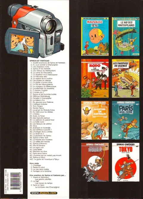 Verso de l'album Spirou et Fantasio Tome 41 La vallée des bannis