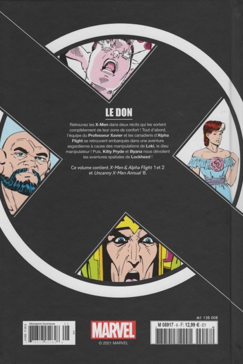 Verso de l'album X-Men - La Collection Mutante Tome 8 Le don