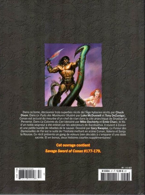 Verso de l'album The Savage Sword of Conan - La Collection Tome 57 Le puits des murmures