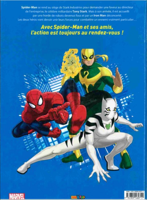 Verso de l'album Ultimate Spider-Man Tome 6 Le pouvoir de la technologie