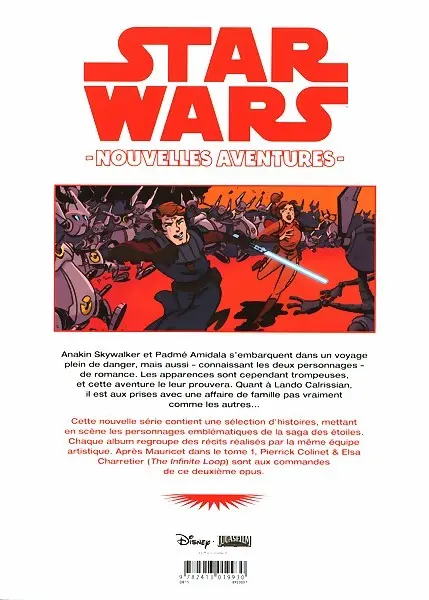 Verso de l'album Star Wars - Nouvelles aventures 2