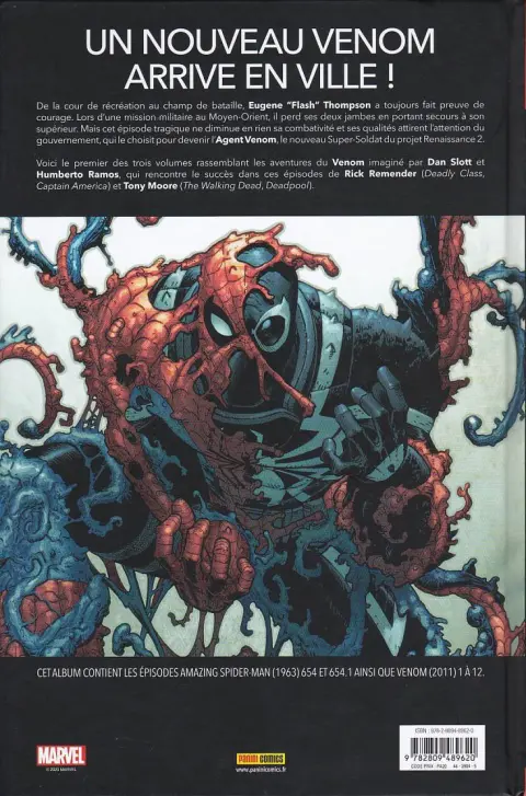 Verso de l'album Venom Agent Venom