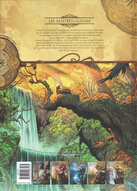 Verso de l'album Elfes Tome 27 Les Maîtres Ogham