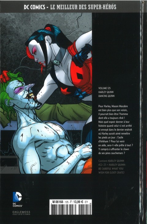Verso de l'album DC Comics - Le Meilleur des Super-Héros Volume 125 Harley Quinn - Dancing Quinn