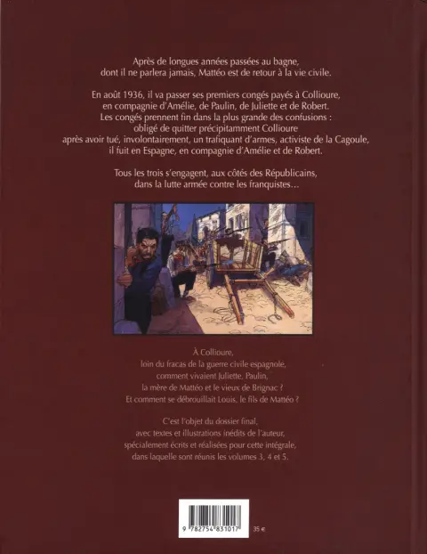 Verso de l'album Mattéo Second cycle (1936-1939)