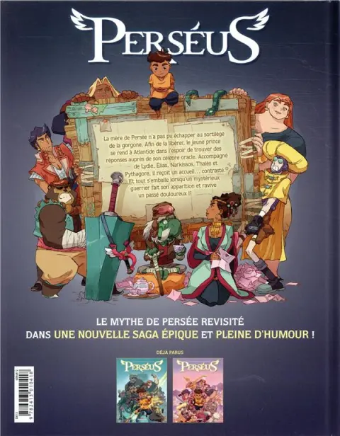 Verso de l'album Perseus 2 L'oracle d'Atlantide
