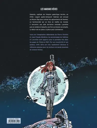 Verso de l'album Valérian Tome 0 Les mauvais rêves
