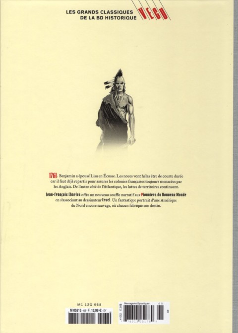 Verso de l'album Les grands Classiques de la BD Historique Vécu - La Collection Tome 69 Les Pionniers du Nouveau Monde - Tome VIII : Petit homme