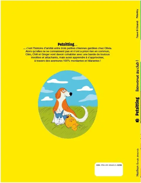 Verso de l'album Petsitting 1 Bienvenue au club !