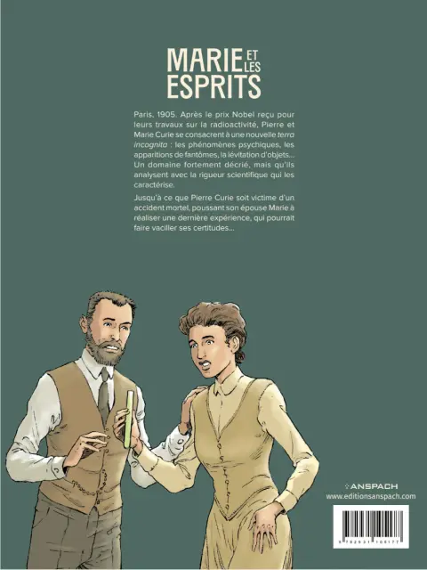 Verso de l'album Mediums - Marie et les esprits