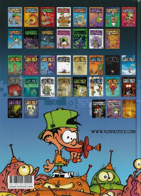 Verso de l'album Kid Paddle Tome 7 Waterminator