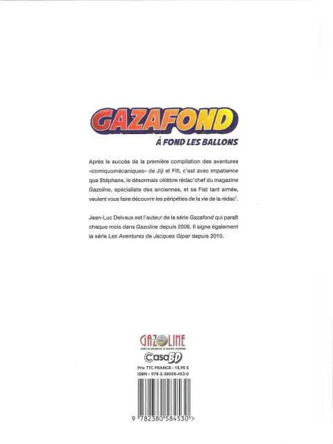 Verso de l'album Gazafond Tome 2 À fond les ballons