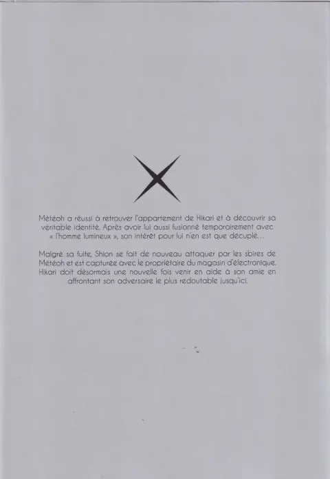 Verso de l'album Hikari-man 8