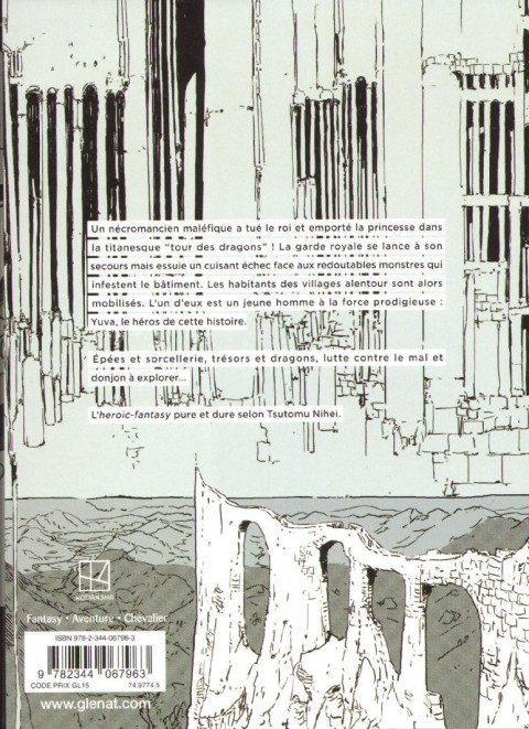Verso de l'album Tower dungeon 1