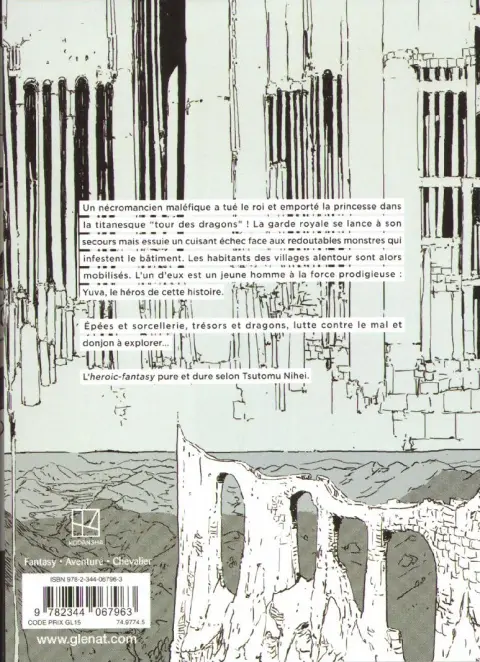 Verso de l'album Tower dungeon 1