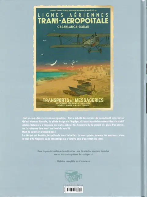 Verso de l'album Le Courrier de Casablanca Tome 2 Asmaa