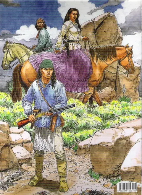 Verso de l'album Delgadito Tome 1 Le choix de l'Aigle
