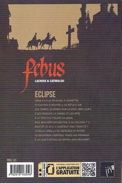 Verso de l'album Febus Tome 3 Éclipse