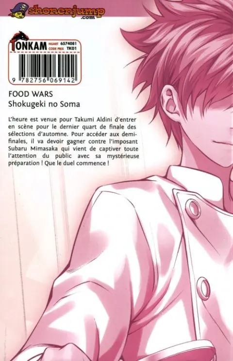 Verso de l'album Food Wars ! 10