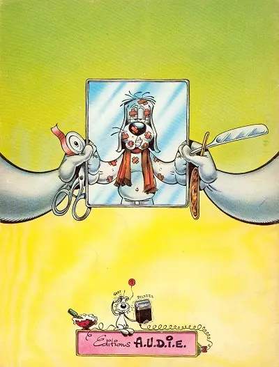 Verso de l'album Gai-Luron Tome 3 Gai-Luron rit de se voir si beau en ce miroir