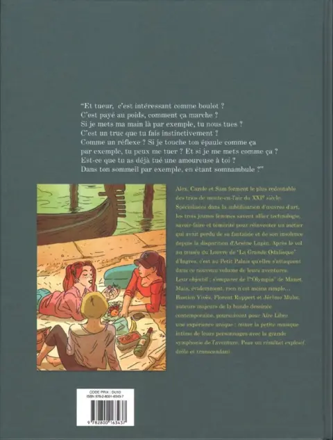 Verso de l'album La Grande Odalisque Tome 2 Olympia