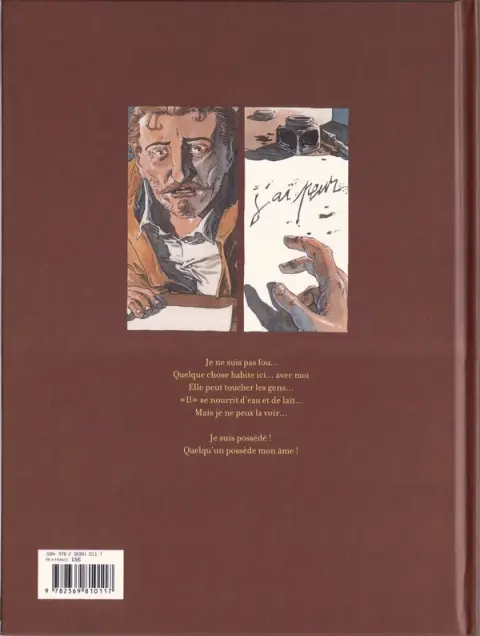 Verso de l'album Le Horla