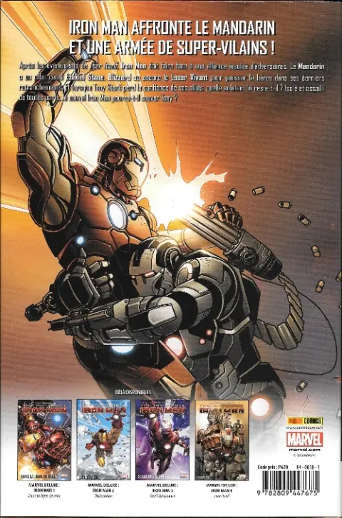 Verso de l'album The Invincible Iron Man Tome 5 Démon